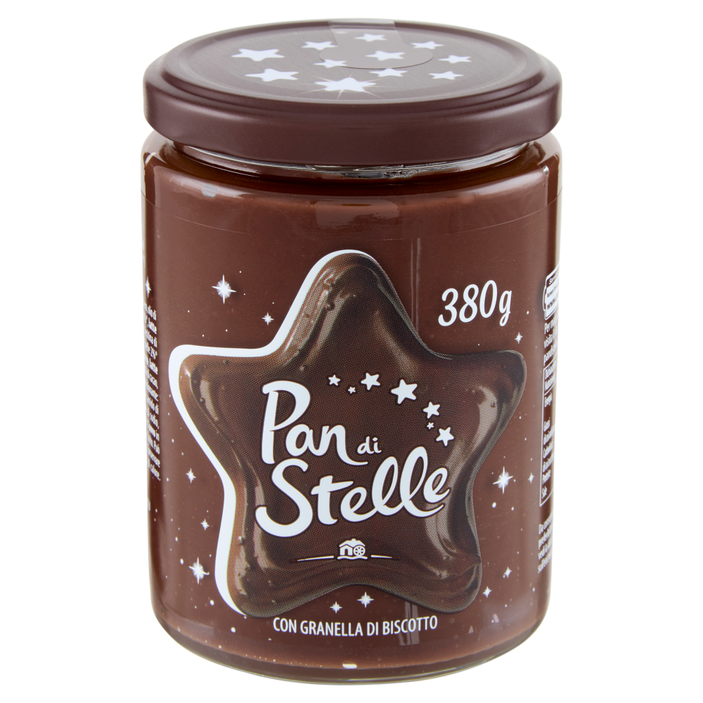 Pan di Stelle Crema al Cacao Nocciole e Granella di Biscotto 380g