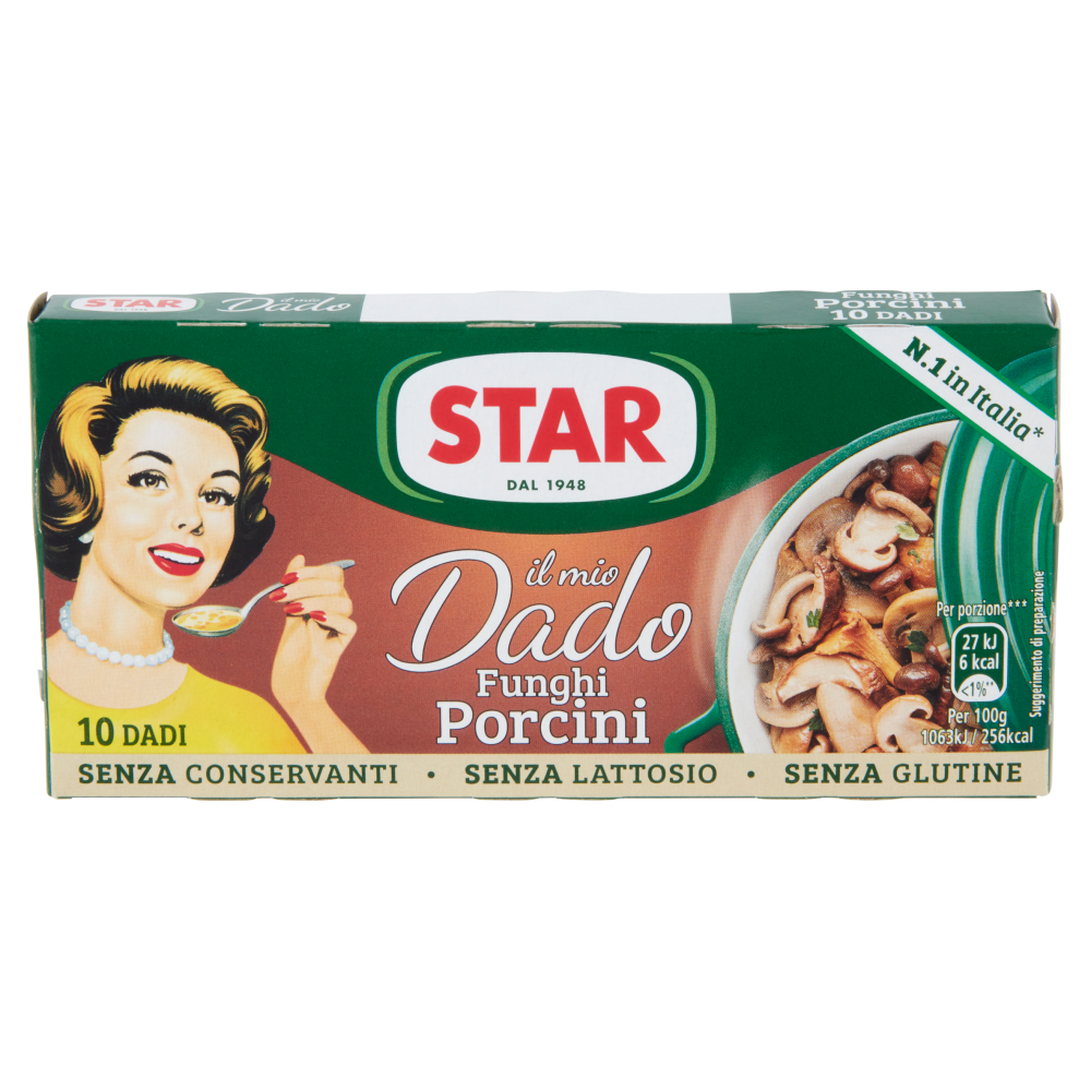 Star il mio Dado Funghi Porcini 10 Dadi 100 g