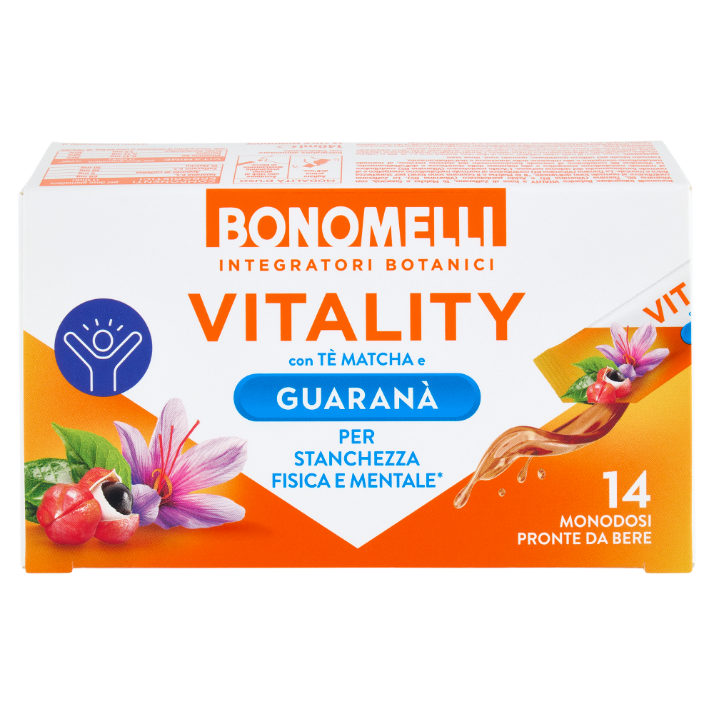 Bonomelli Integratori Botanici Vitality 14 stick monodose 140 ml
