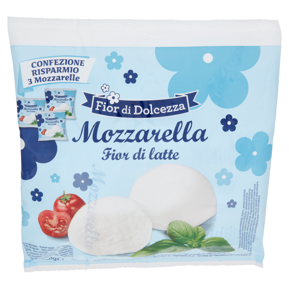 Fior di Dolcezza Mozzarella Fior di Latte 3 x 100 g