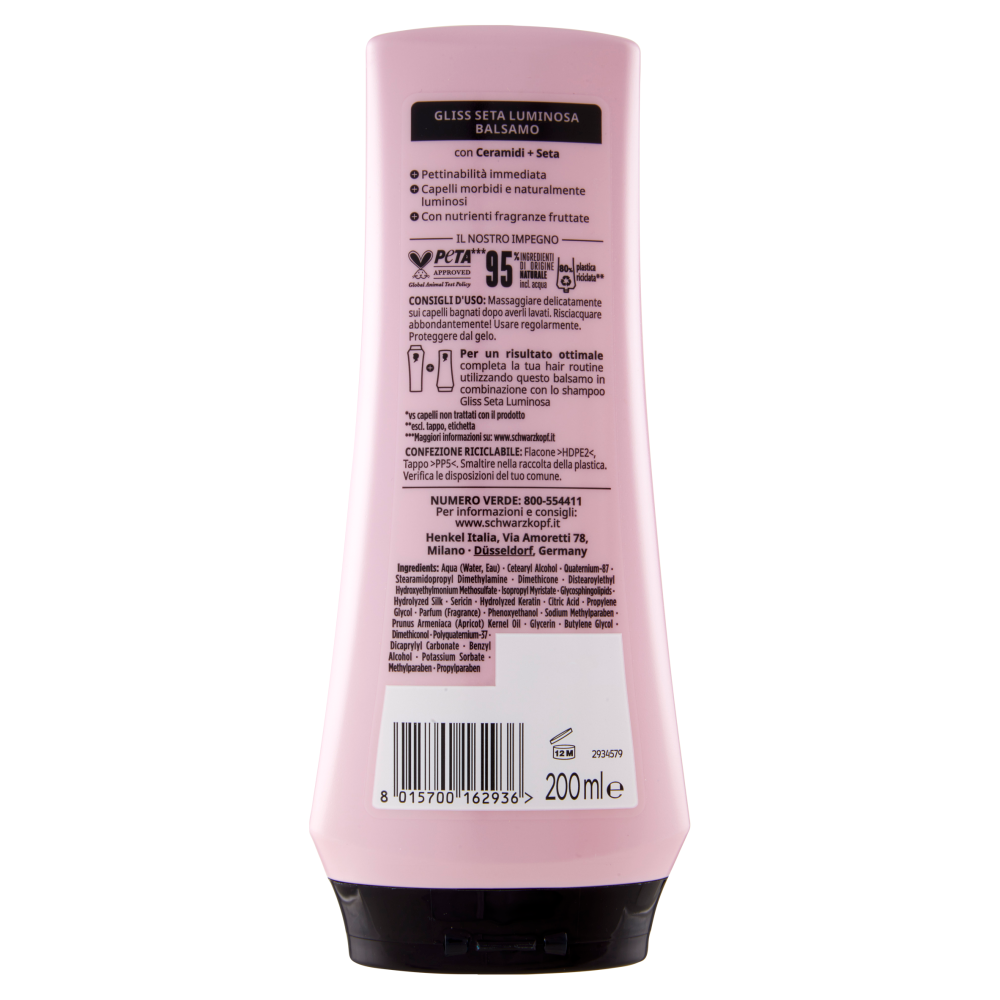 Gliss Seta Luminosa Balsamo Illuminante 200 ml