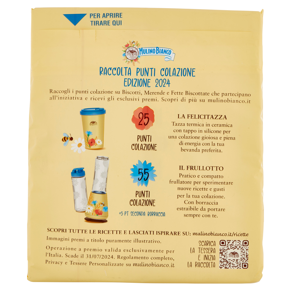 Mulino Bianco Fette Biscottate Rigate 315g