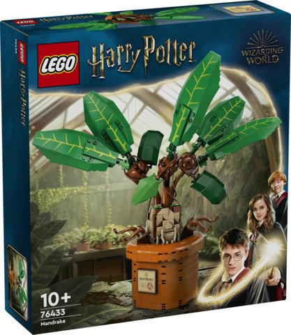 LEGO Harry Potter 76433 Mandragola, Personaggio Giocattolo da Costruire con Arti Mobili, Giochi per Bambini10+ da Collezione