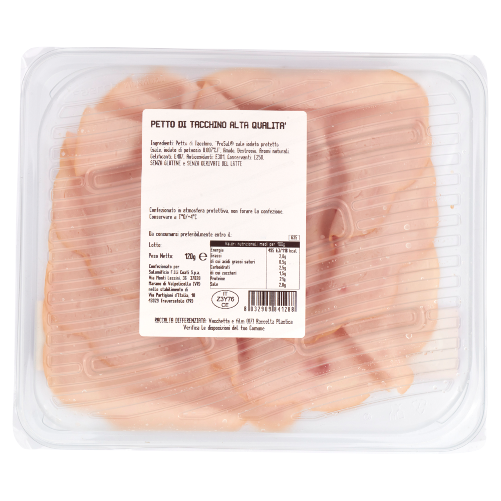 Salumi Coati Petto di Tacchino 120 g