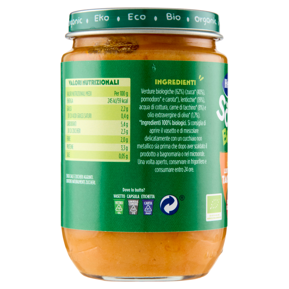 Hero Solo Bio Zucca, Lenticchie e Tacchino 190 g