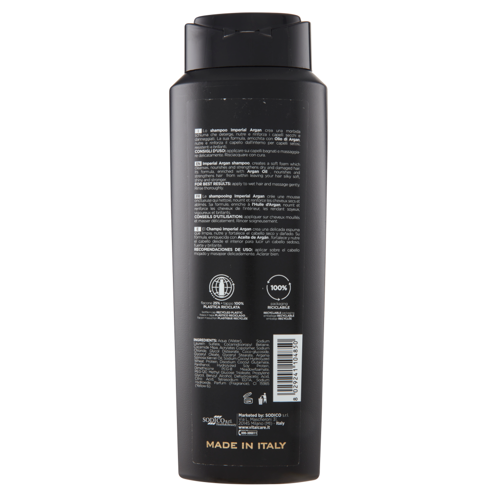Vitalcare Professional Imperial Argan Shampoo Ristrutturante 500 ml