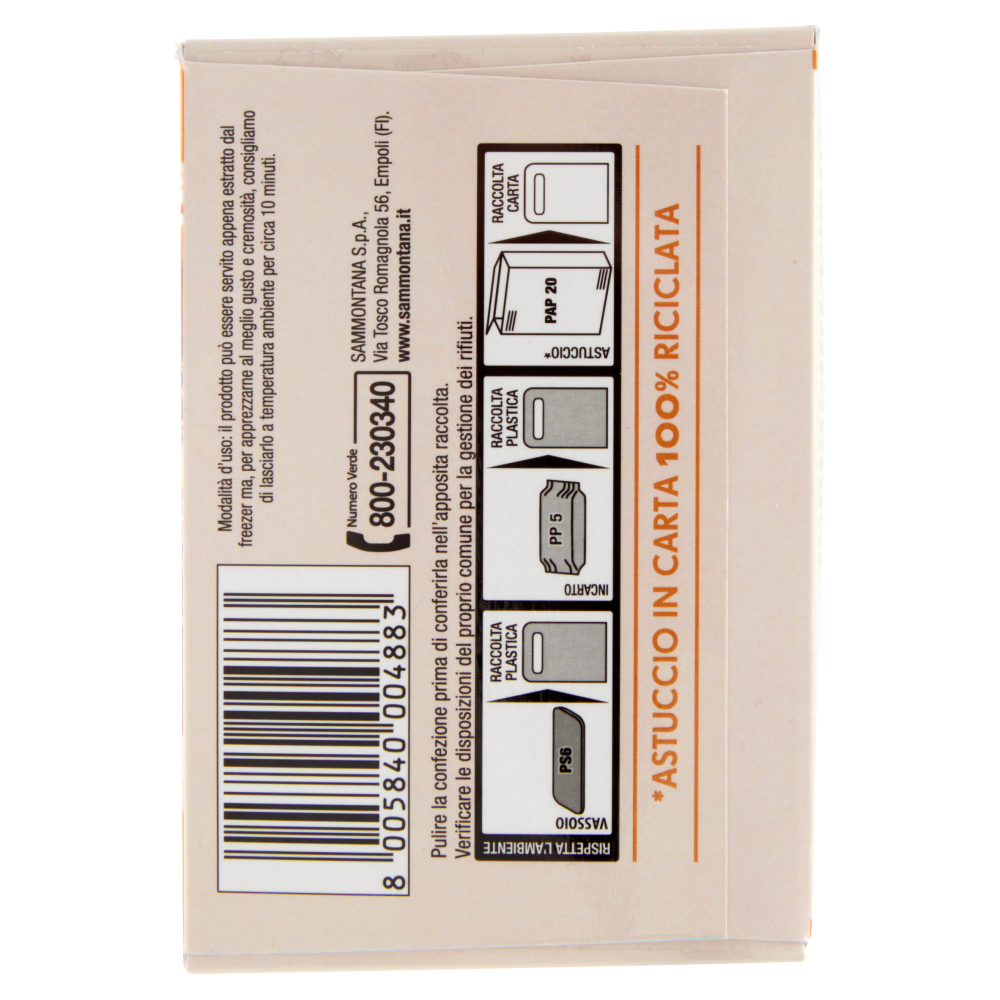 Sammontana Trancio Gelato Croccantino caramello salato 500 g