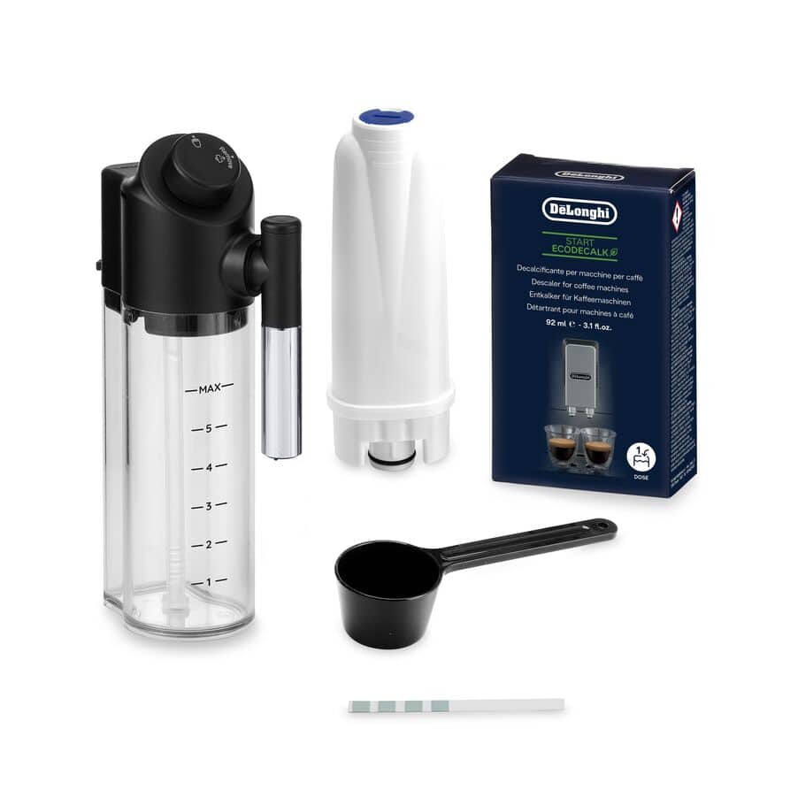 De&rsquo;Longhi Magnifica Evo Next ECAM310.60.B, Macchina Automatica per Caff&egrave; in Chicchi, Cappuccino al tocco di un tasto con la Caraffa Montalatte Automatica, 10 bevande dirette, Display Con Cursori, Nero