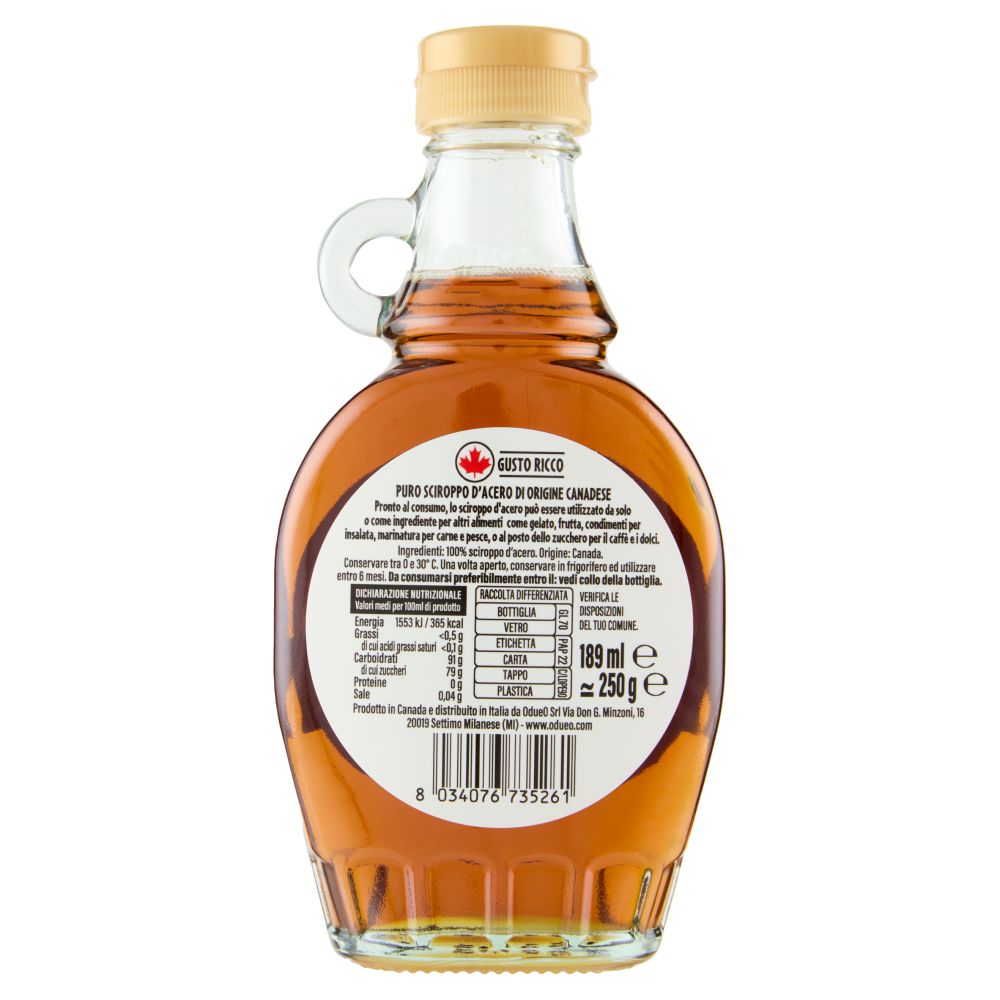 Maple's Bear Puro Sciroppo d'Acero 250 g