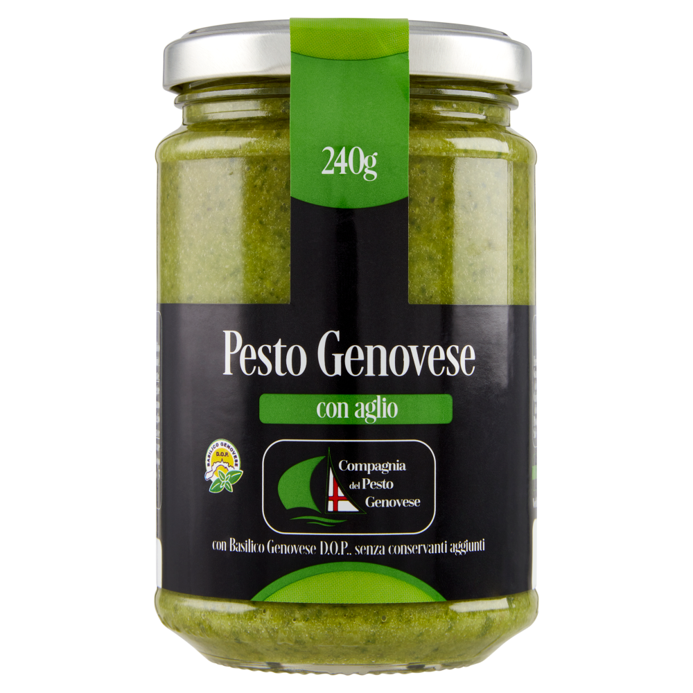 Compagnia del Pesto Genovese Pesto Genovese con aglio 240 g