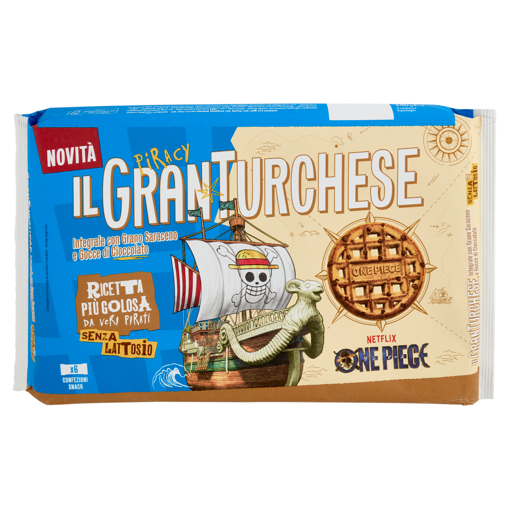 Colussi il GranTurchese Integrale con Grano Saraceno e Gocce di Cioccolato One Piece 340 g