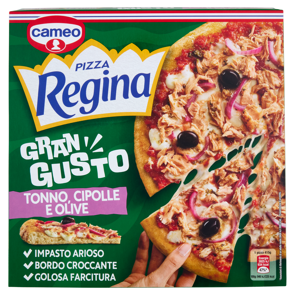 cameo Pizza Regina Gran Gusto Tonno, Cipolle e Olive 415 g