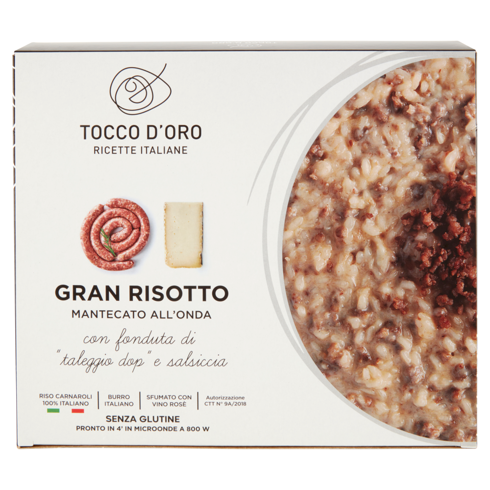 Tocco D'Oro Gran Risotto con fonduta di "taleggio dop" e salsiccia 270 g