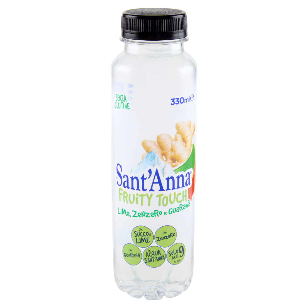 Sant'Anna Fruity Touch Lime, Zenzero e Guaranà 330 ml