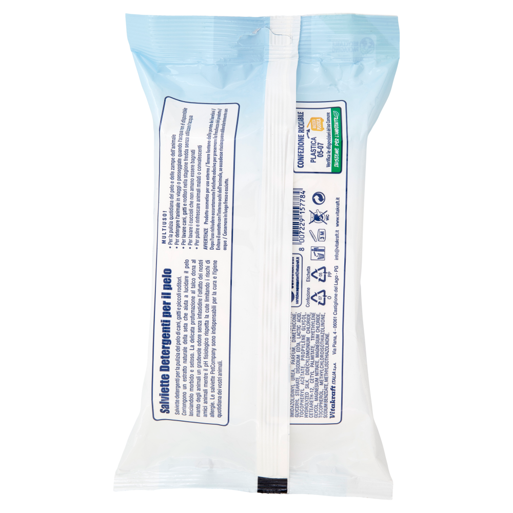Vitakraft Salviette detergenti per il pelo 30 pz