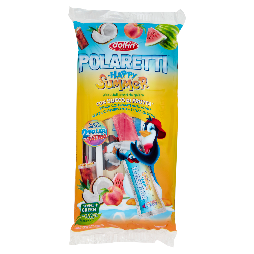 Polaretti Happy Summer ghiaccioli pronti da gelare 10 Pezzi 420 ml