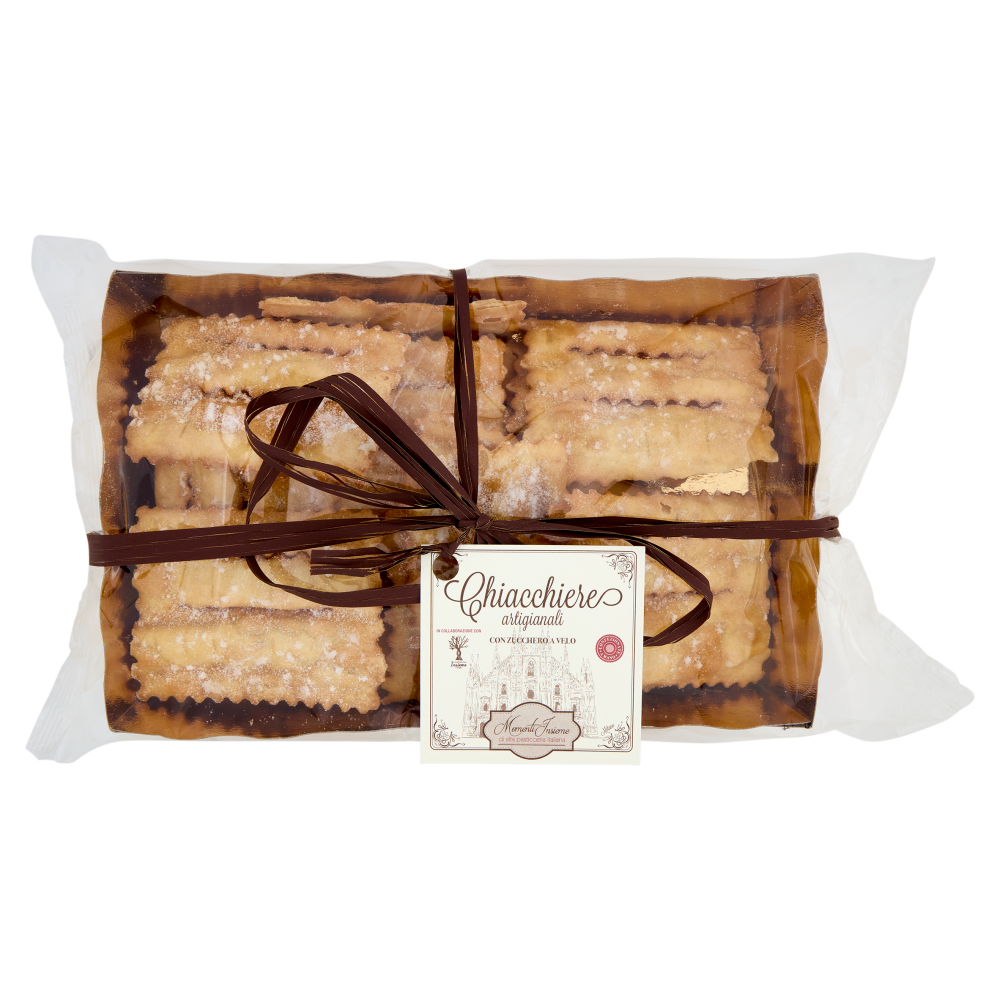 Momenti Insieme Chiacchiere artigianali con Zucchero a Velo 300 g