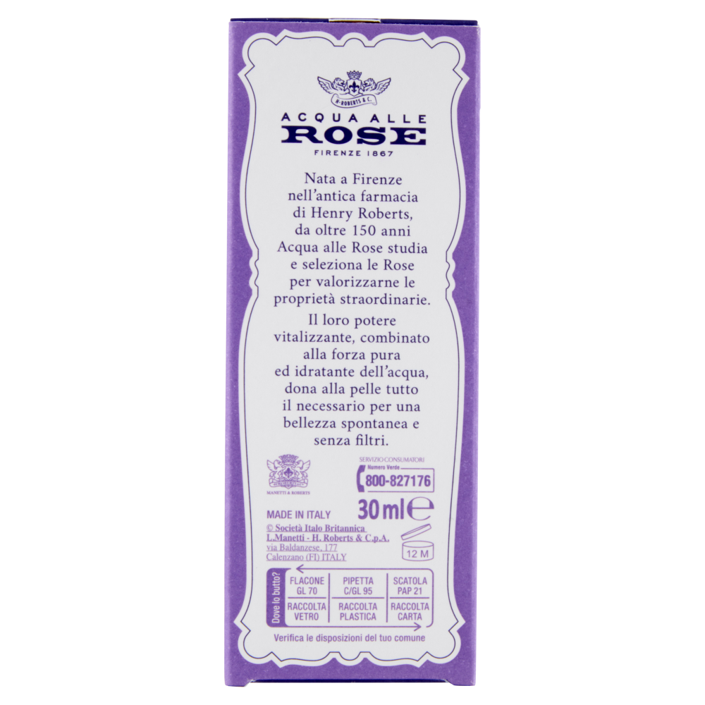 Acqua alle Rose Siero Rimpolpante 30 ml