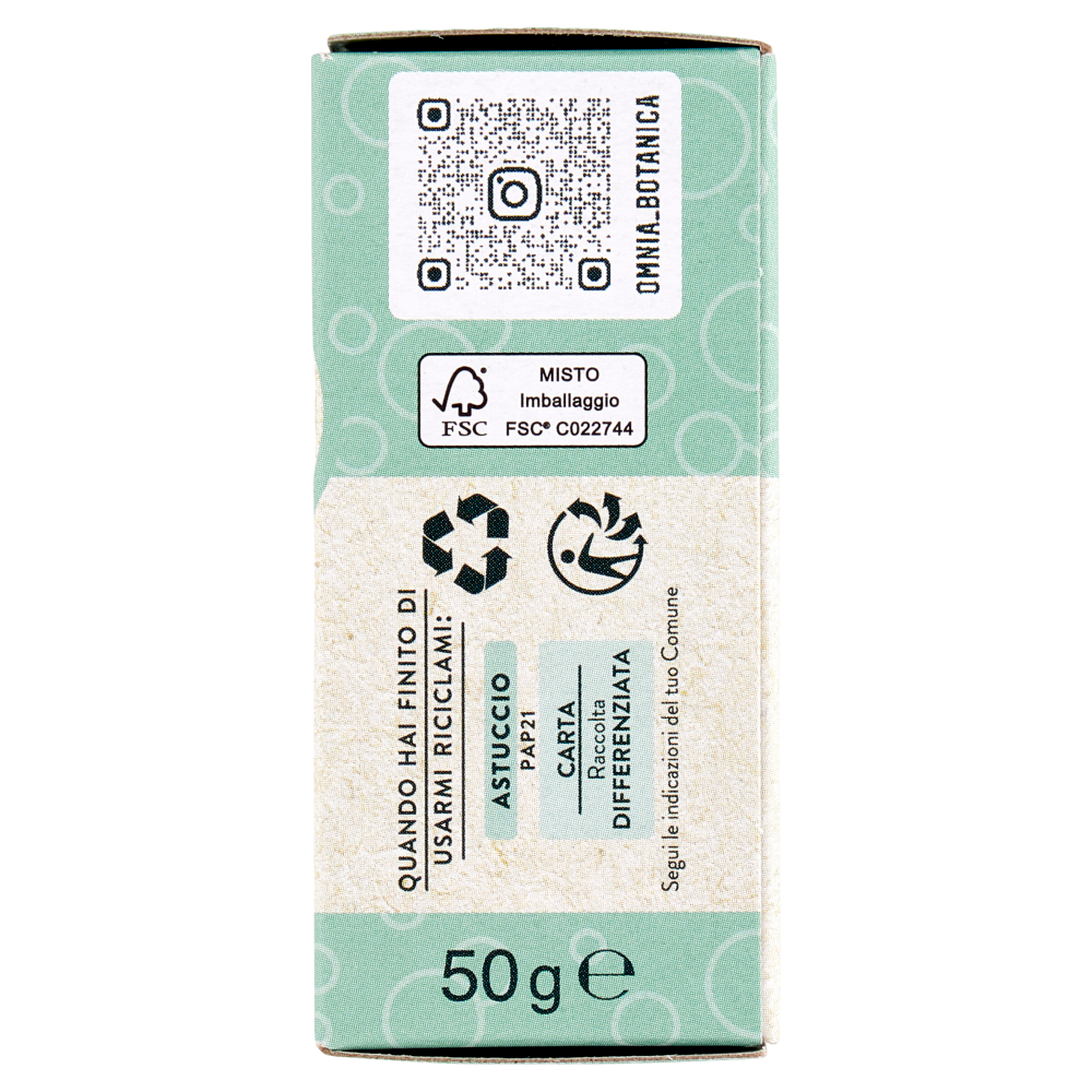 Omnia Botanica Detergente Viso Solido Aloe Vera & Cetriolo 50 g