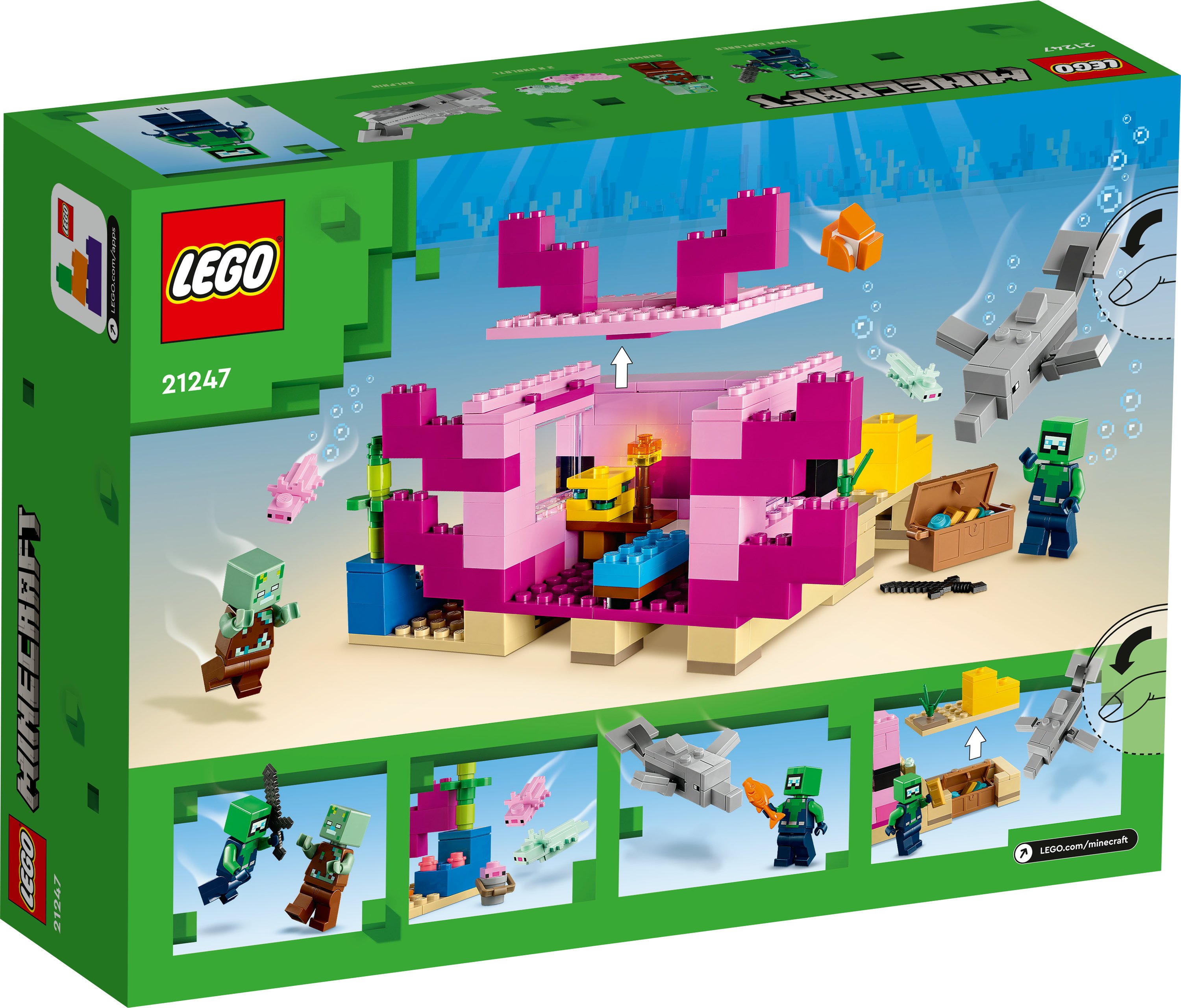 LEGO Minecraft La casa dell&rsquo;Axolotl