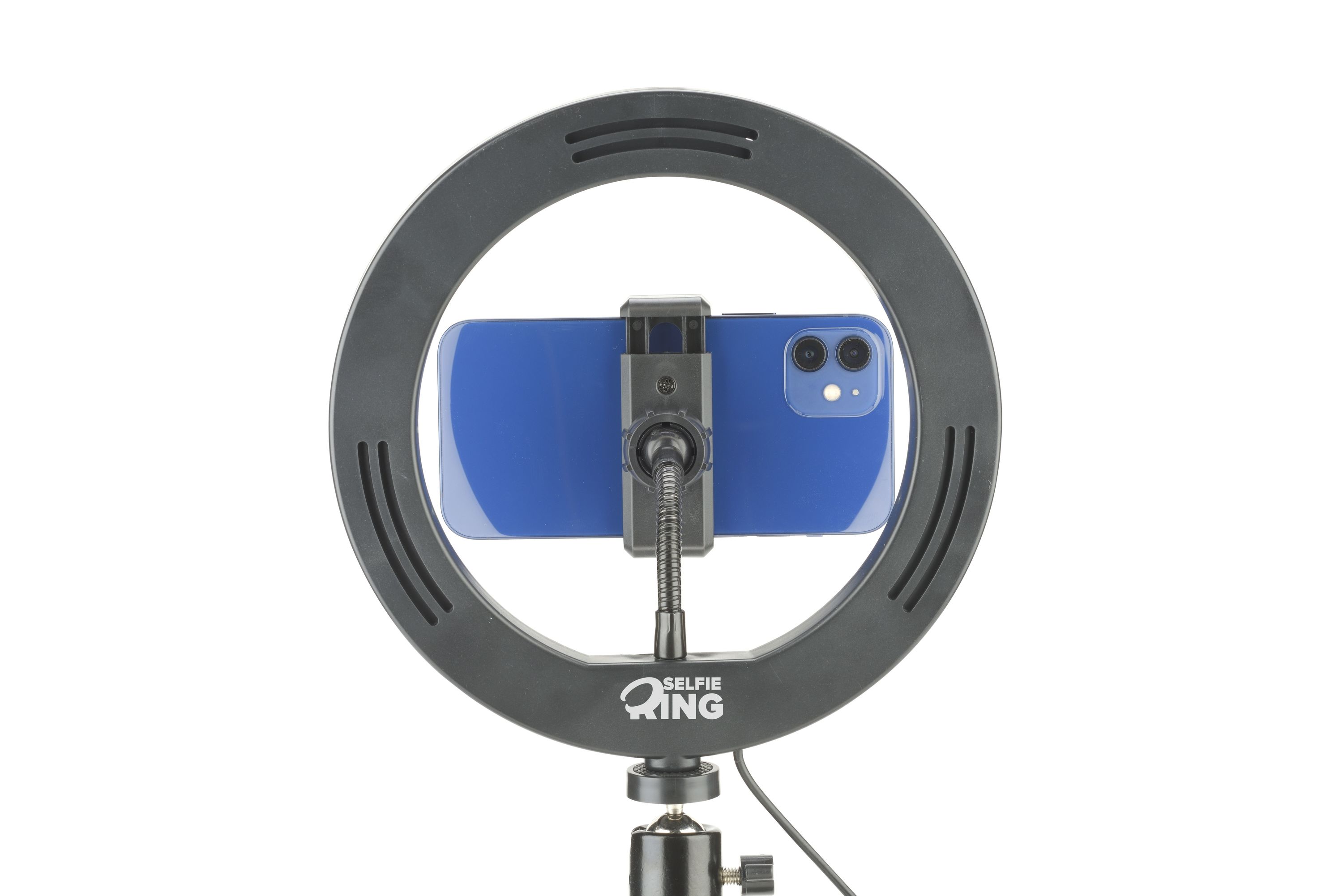 Tech Pop Selfie Ring - Universale Treppiede con anello led luminoso per riprese video e selfie