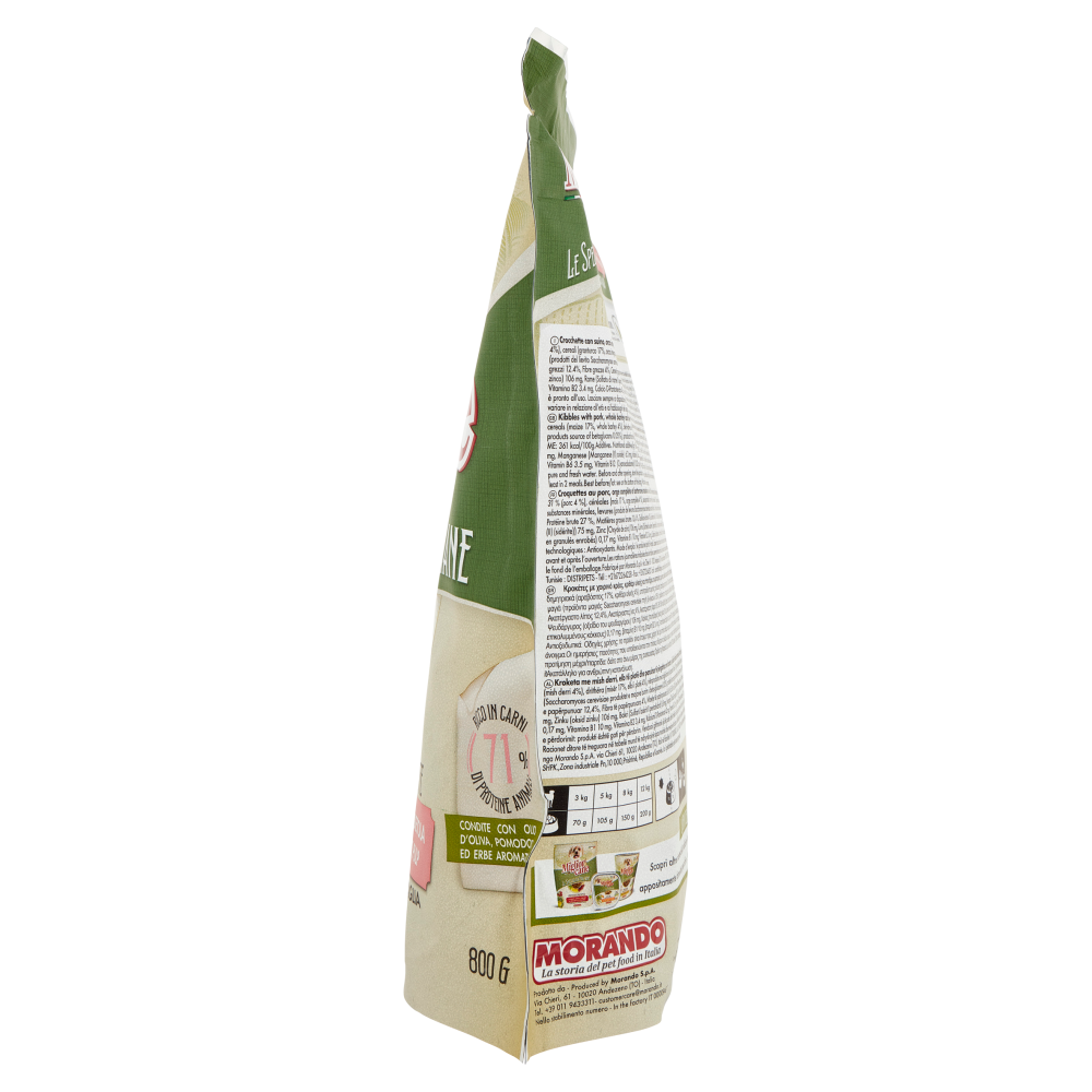 Migliorcane Le Specialit&agrave; Italiane Crocchette Suino,Orzo,Barbabietola Cane Adulto Piccola Tagl. 800G