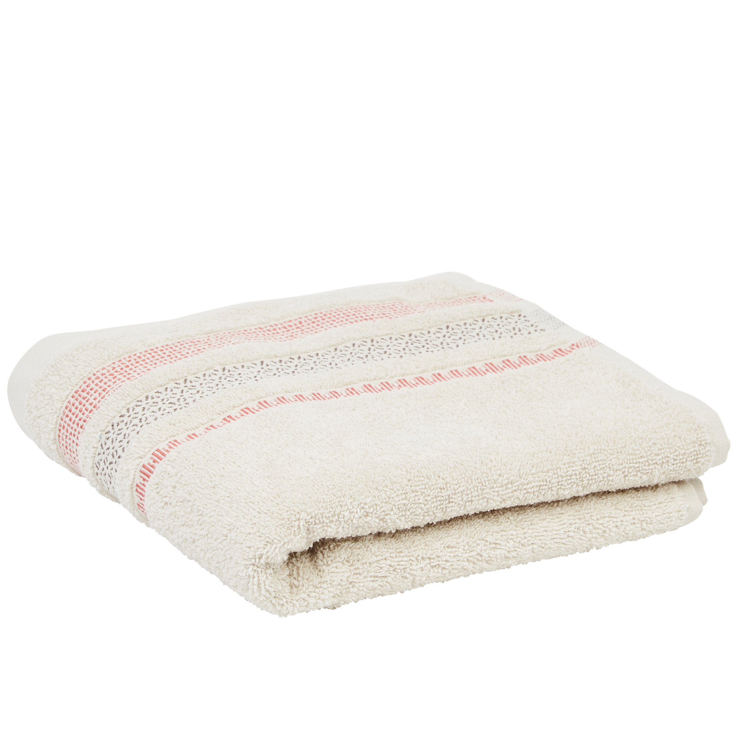 TEX HOME Asciugamano con lavorazione, beige chiaro, 50x90 cm