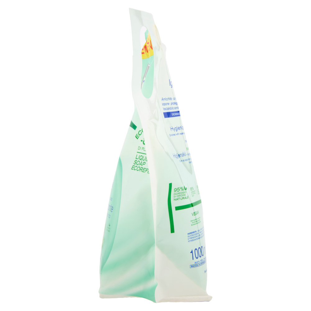 Fresh & Clean Sapone Liquido Igienizzante con Antibatterico T&egrave; Verde e Verbena Ecoricarica 1000 ml