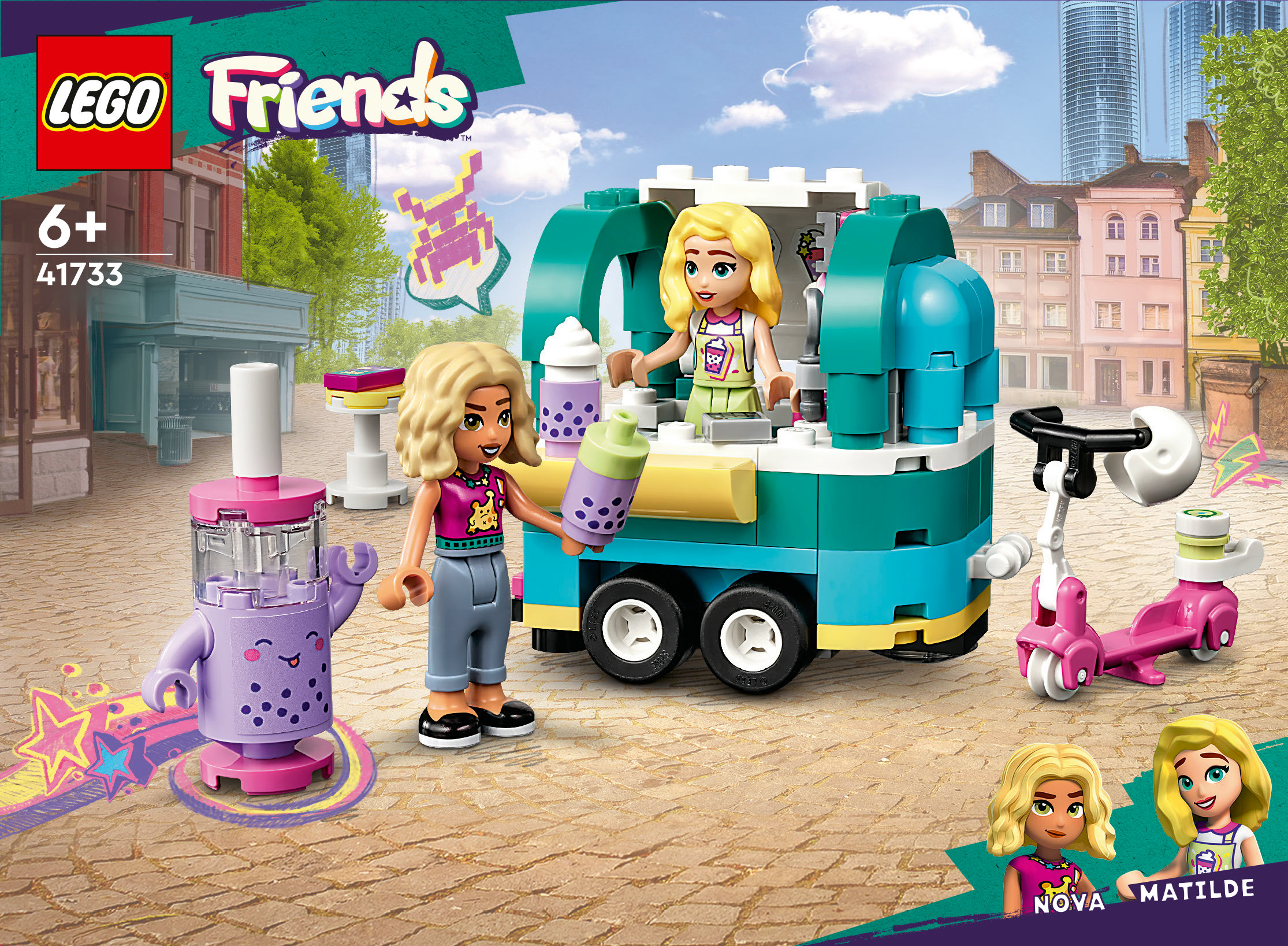 LEGO Friends Negozio mobile di Bubble Tea