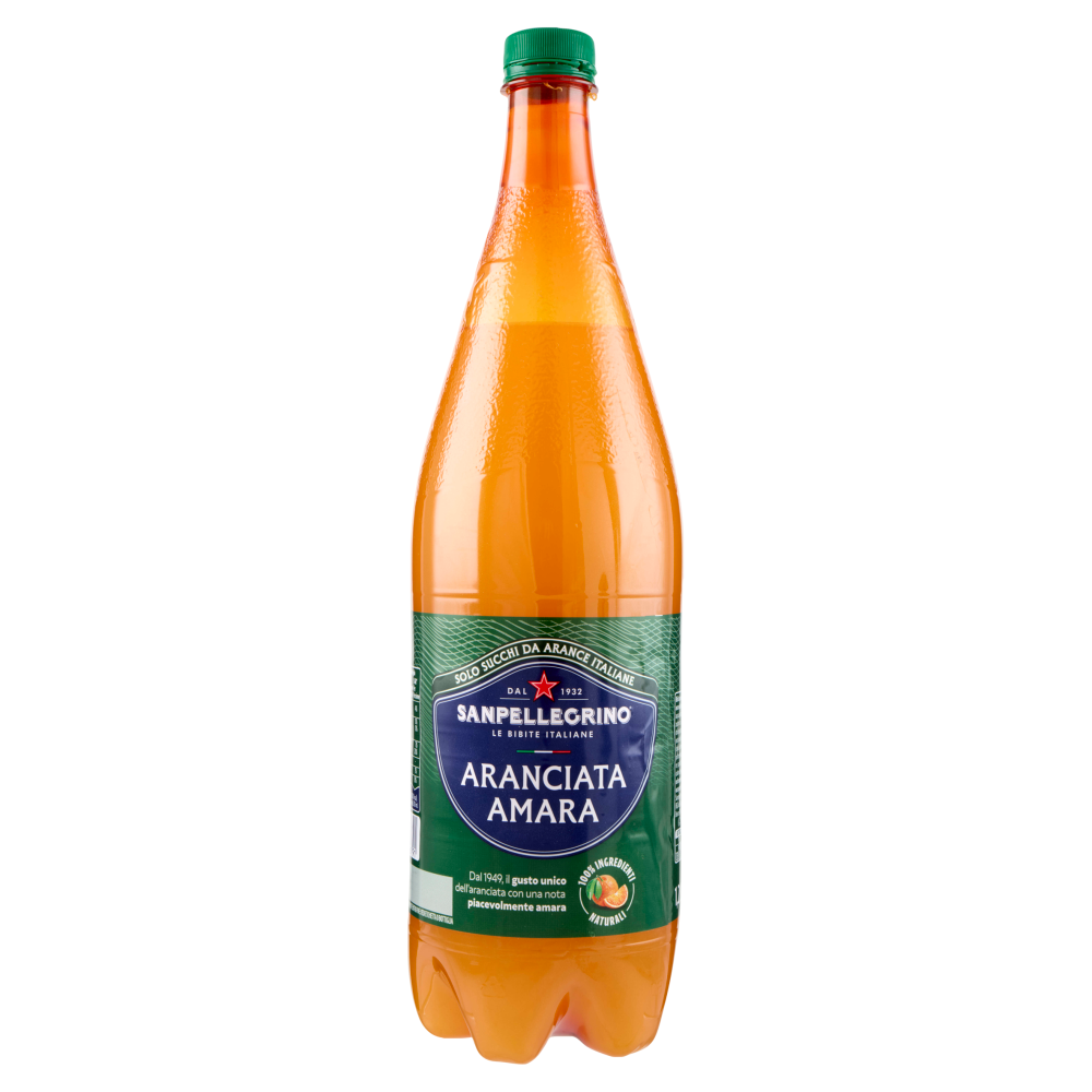 BIBITE SANPELLEGRINO, Bevande Gassate, Naturali, Aranciata Amara, Pet 120cl