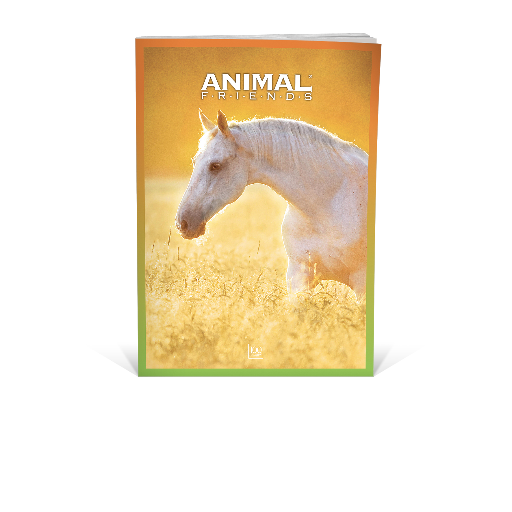 PaperDream Maxi quaderno Animal Friends A4 100gr rigatura 4M