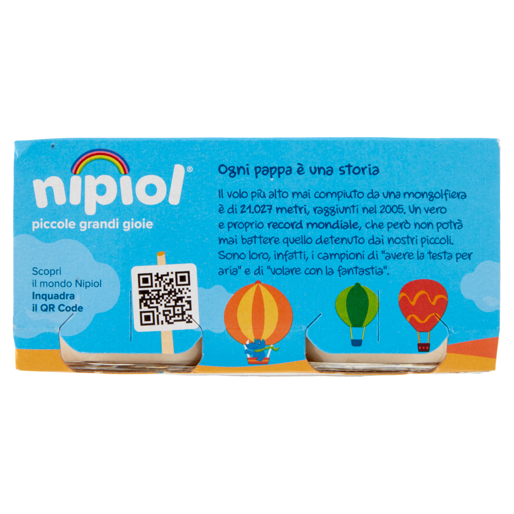 nipiol prosciutto* omogeneizzato con carne e cereale 2 x 80 g