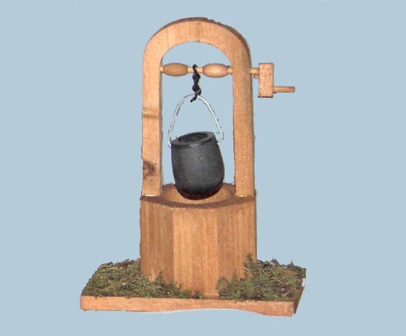 Carrefour Pozzo Ad Arco Con Secchio cm. 7 X 5 X 9