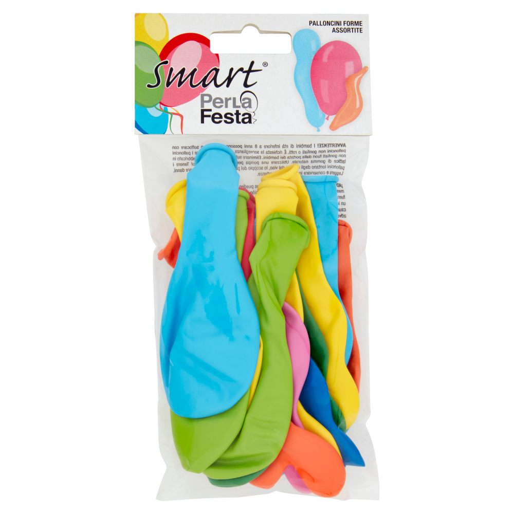 Smart PerLa Festa Palloncini Forme Assortite 18 pz