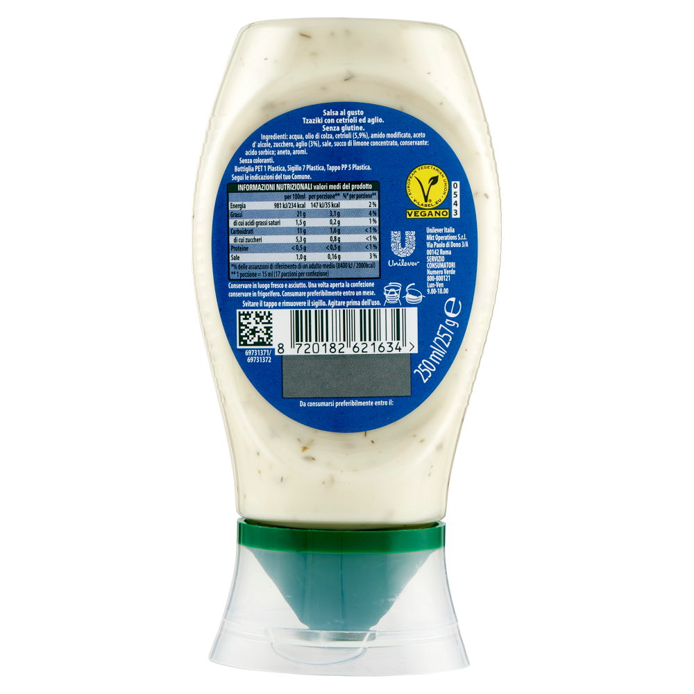 Calvé Salsa alla Tzatziki 250 ml