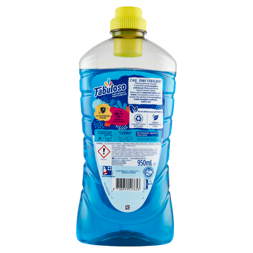 Fabuloso detersivo pavimenti profumato Fresco Mattino 950 ml