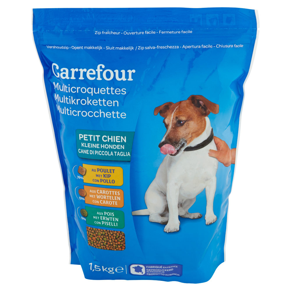 Carrefour Cane di Piccola Taglia Multicrocchette 1,5 kg