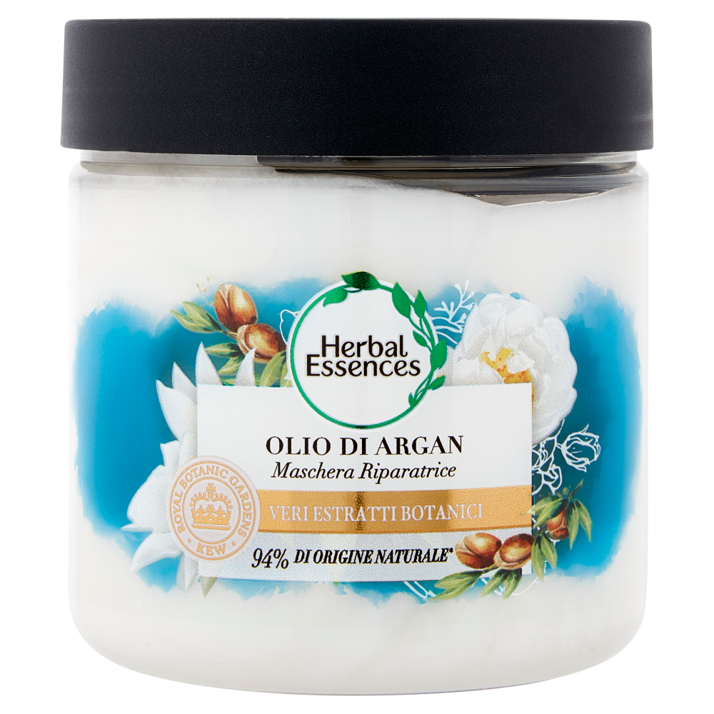Herbal Essences Maschera Capelli Riparatrice con Olio di Argan 250 ml