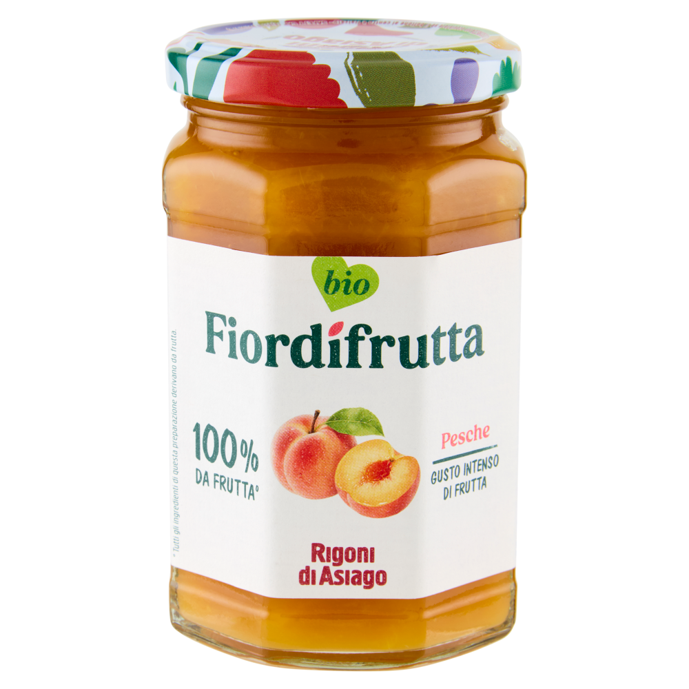 Rigoni di Asiago Fiordifrutta Le Specialit&agrave; bio Pesche 330 g