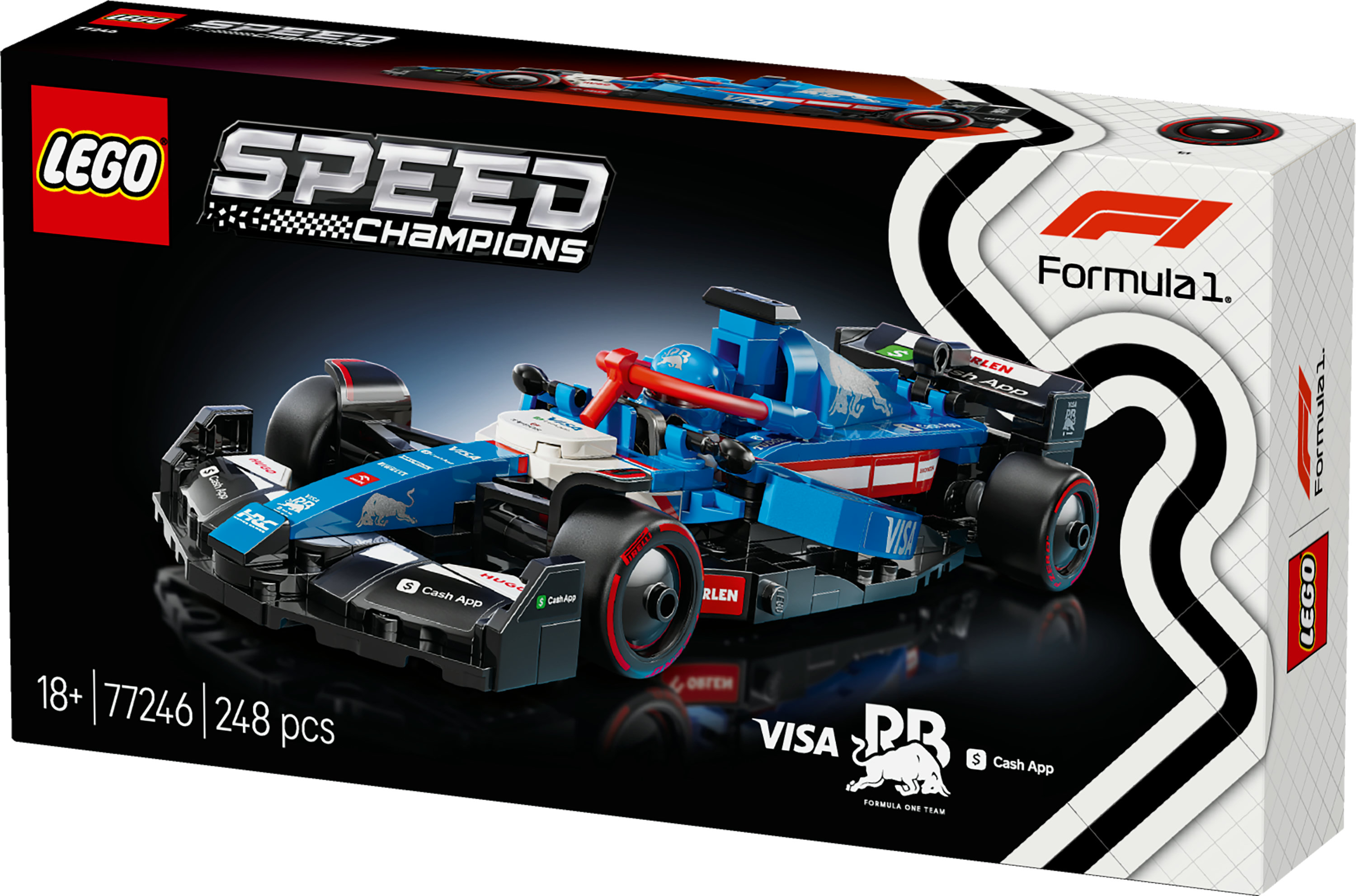 LEGO Speed Champions Auto da corsa F1® Visa Cash App RB VCARB 01