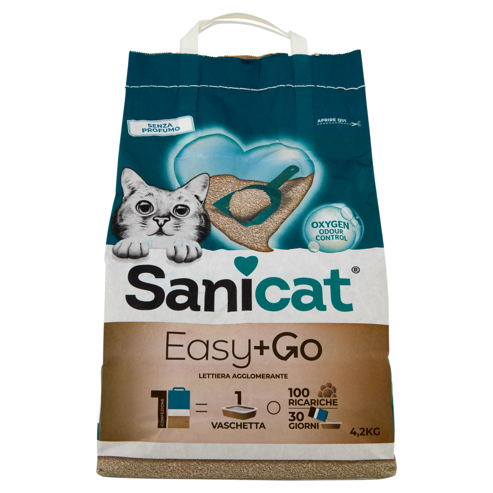Sanicat Easy+Go Lettiera Agglomerante 4,2 Kg