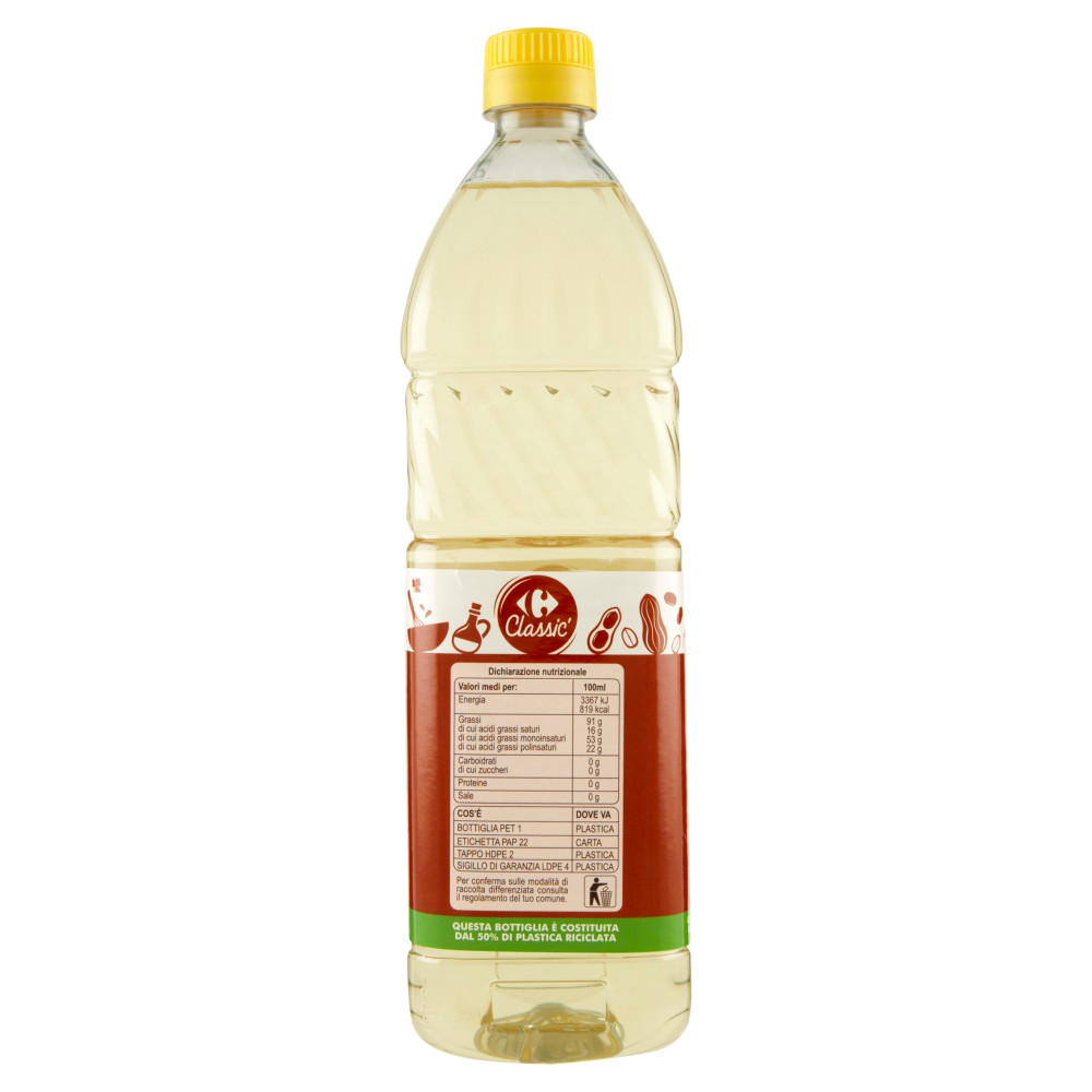 Carrefour Classic Olio di Semi di Arachide 1 L