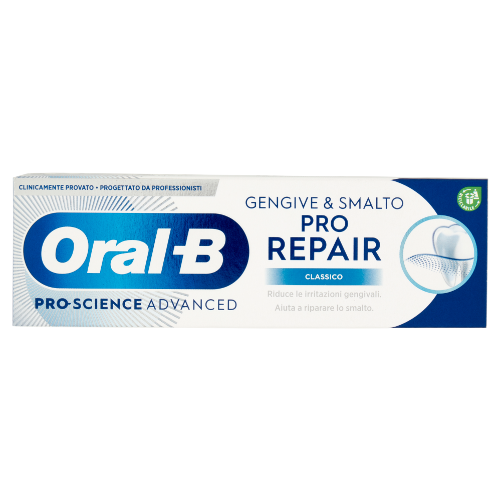 Oral-B Professional Dentifricio Gengive e Smalto Pro-Repair Classico 75 ml