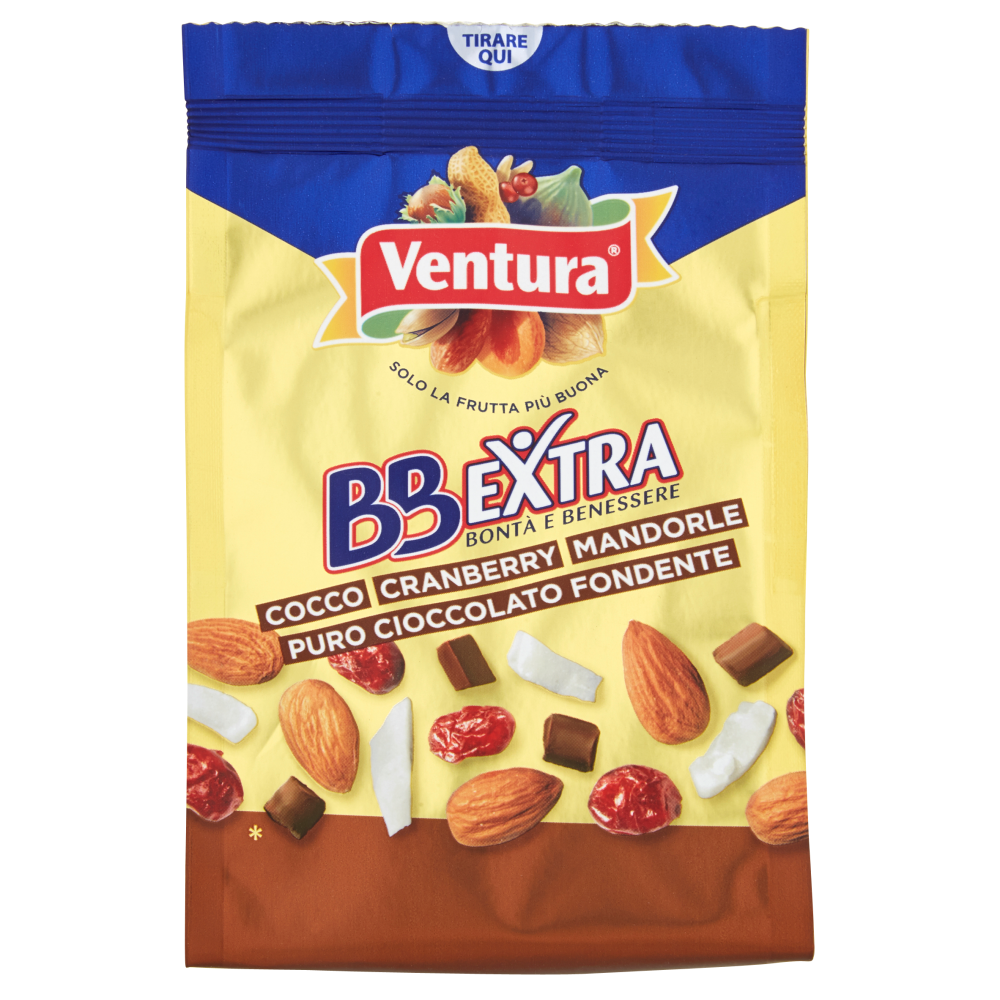 Ventura BBExtra Cocco/Cranberry/Mandorle/Puro cioccolato fondente 150 g