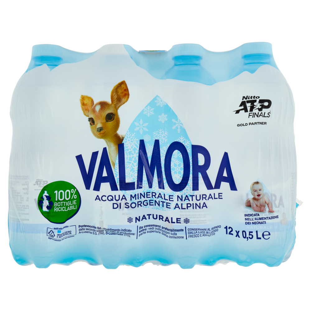 Valmora Sorgente Alpina Naturale 12 x 0,5 L