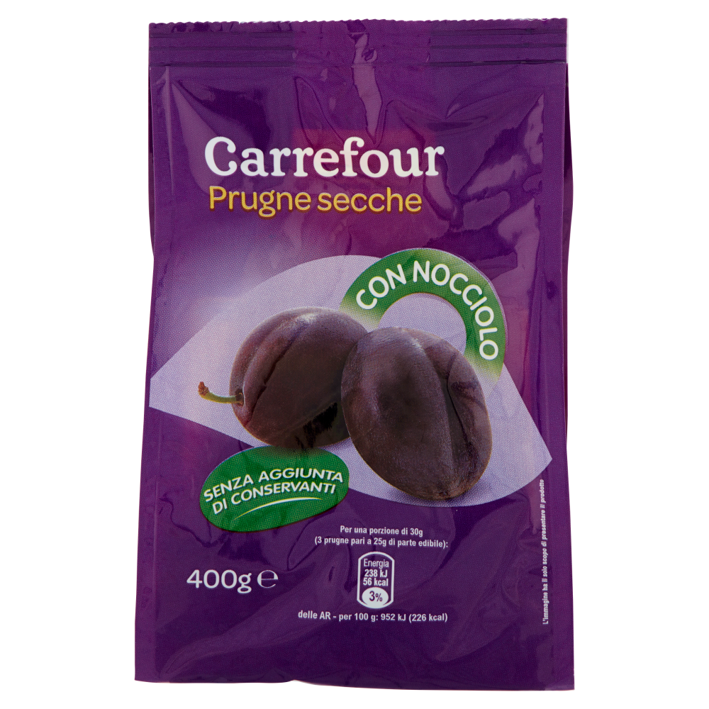 Carrefour Prugne secche con Nocciolo 400 g
