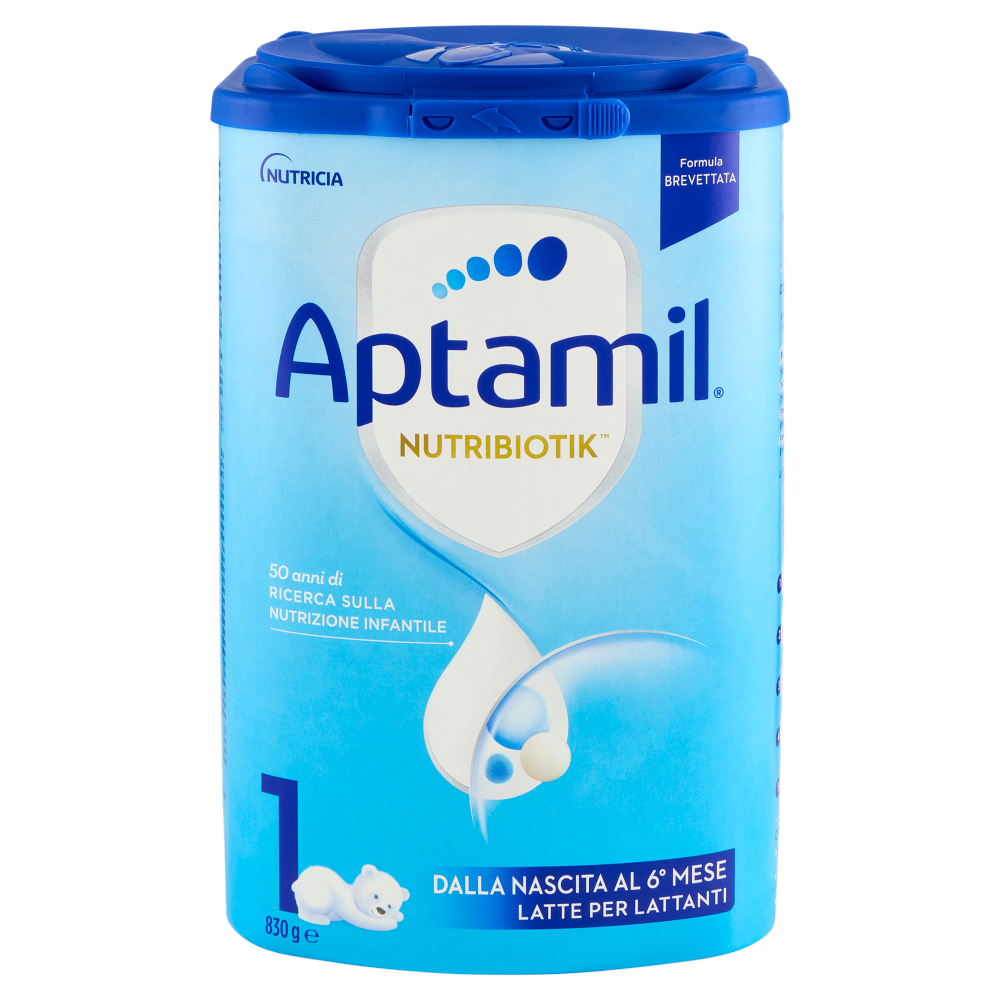 APTAMIL Nutribiotik 1 - Latte per Lattanti in Polvere, dalla nascita al 6&deg; mese,  830g