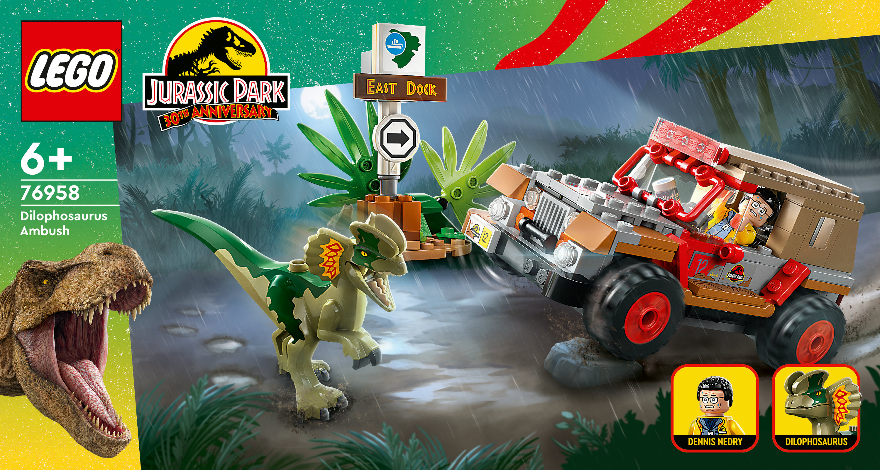LEGO Jurassic World L&rsquo;agguato del Dilofosauro