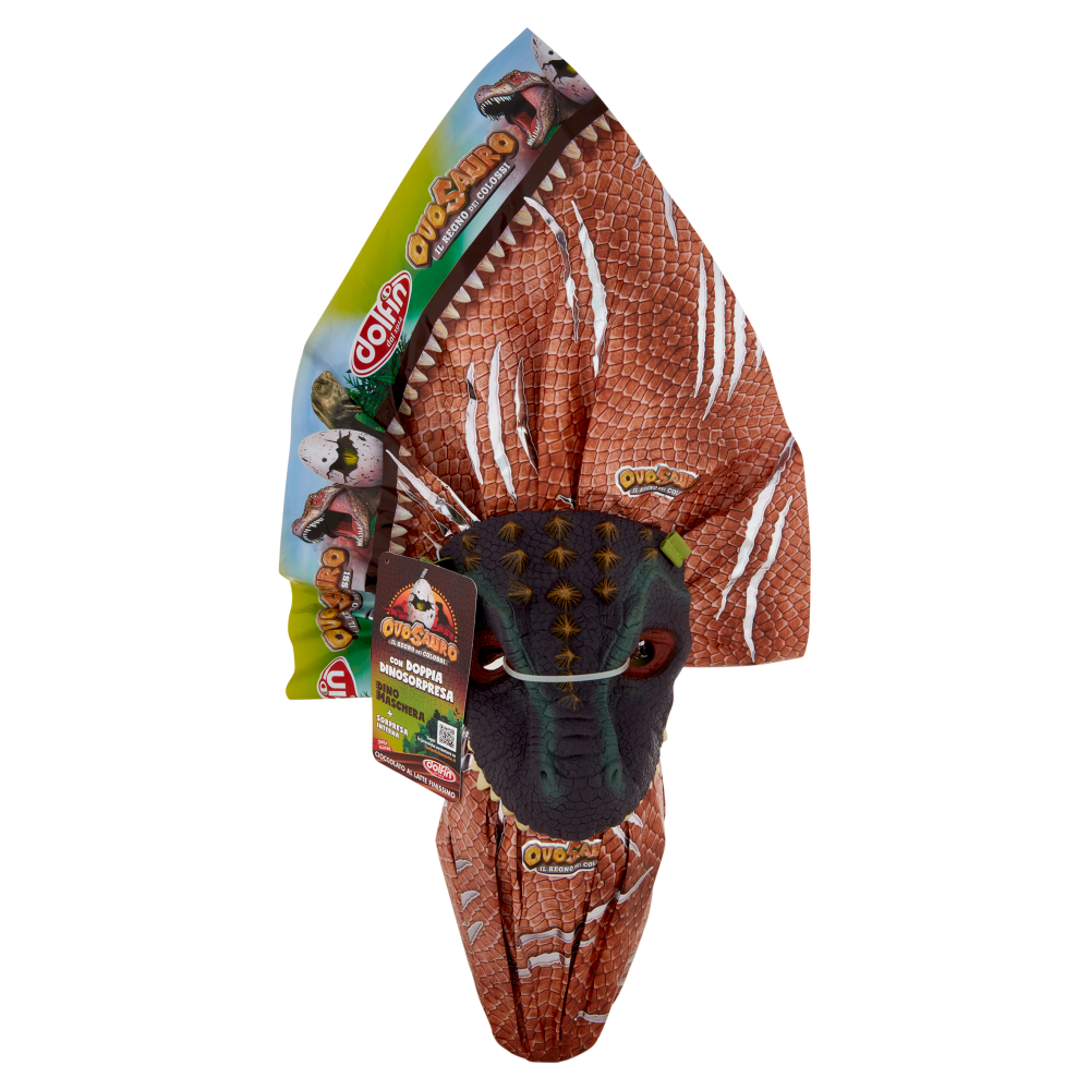 dolfin Uovo di Cioccolato al Latte Finissimo Ovosauro 320 g