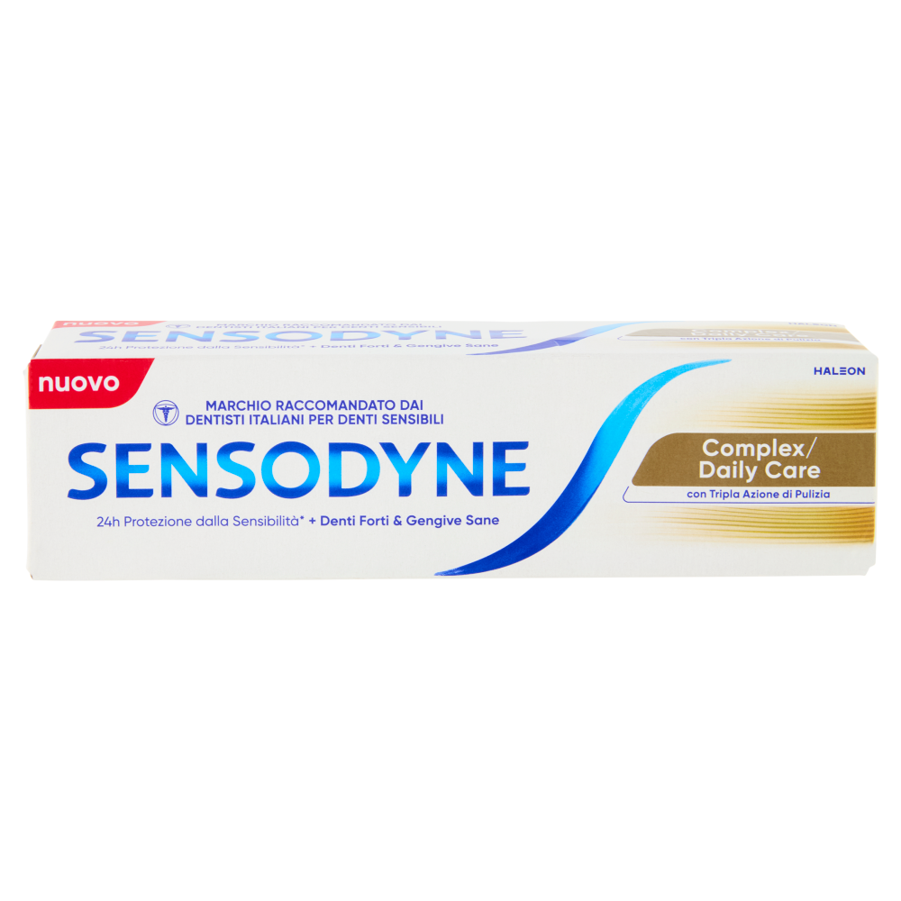 Sensodyne Dentifricio Complex/Daily Care per Denti Sensibili, Tripla Azione di Pulizia 75 ml